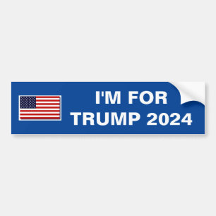 大統領2024バンパーステッカー用切り札 バンパーステッカー