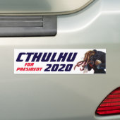"大統領20XXのためのCthulhu " バンパーステッカー (車上)