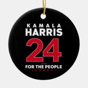 大統領47 カマラ・ハリス 2024 サポート マダム セラミックオーナメント