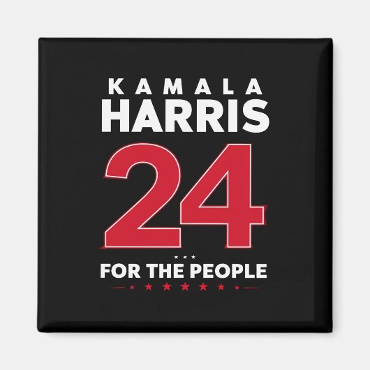 大統領47 カマラ・ハリス 2024 サポート マダム マグネット (正面)