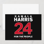 大統領47 カマラ・ハリス 2024 サポート マダム 招待状 (正面/裏面)