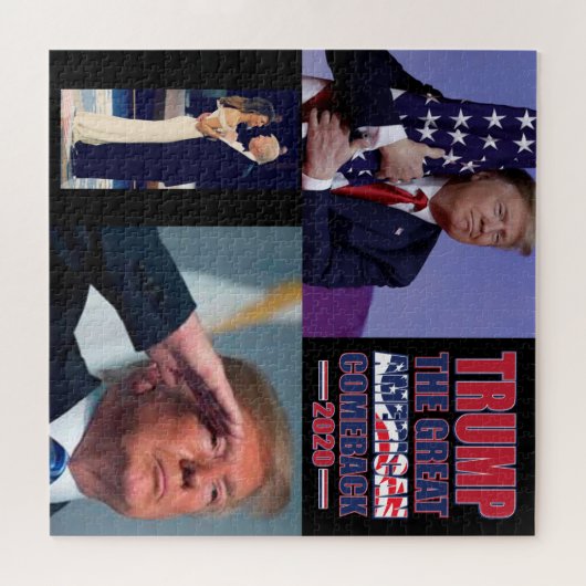 大統領，アメリカ素晴らしの復帰を切り詰める ジグソーパズル (横)