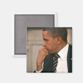 大統領 バラク オバマ 大統領と会談 マグネット (正面/裏面)