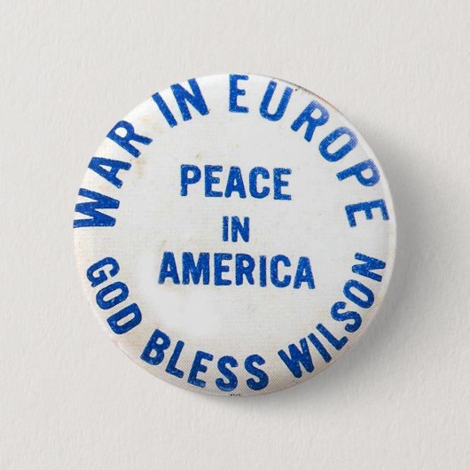 大統領-ボタンのためのウイルソン 缶バッジ (正面)
