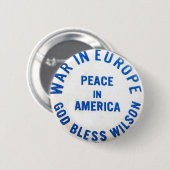 大統領-ボタンのためのウイルソン 缶バッジ (正面&裏面)