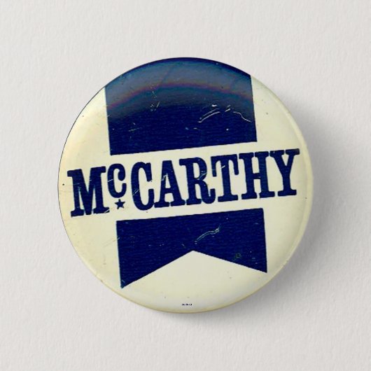 大統領-ボタンのためのMcCarthy 缶バッジ (正面)