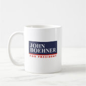 大統領(旗)のためのジョンBOEHNER コーヒーマグカップ (左)