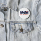 大統領(旗)のためのMITCH DANIELS 缶バッジ (インサイチュ)