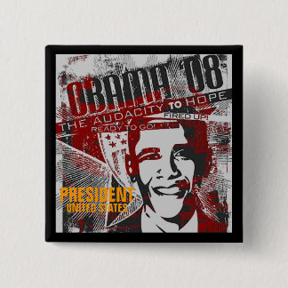 大統領 缶バッジ