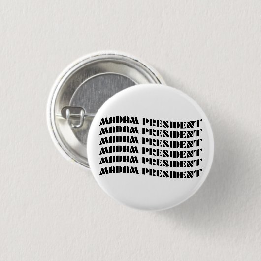 大統領 缶バッジ (正面&裏面)