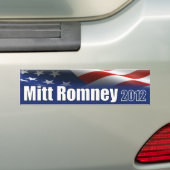 大統領-選挙のためのRomney バンパーステッカー (車上)