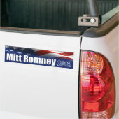 大統領-選挙のためのRomney バンパーステッカー (トラック上)