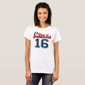 大統領「16のためのスポーティなテッドCruz Tシャツ (正面フル)