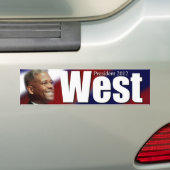大統領- 2012年のために西アレン バンパーステッカー (車上)