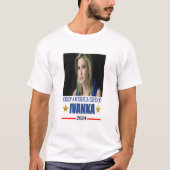 大統領- 2024年のためのIvankaの切札 Tシャツ (正面)