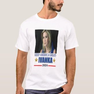 大統領- 2024年のためのIvankaの切札 Tシャツ