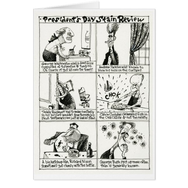 大統領Day Cardの (正面)