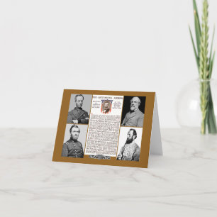 大統領Day Tribute Gettysburgの住所NoteCard カード