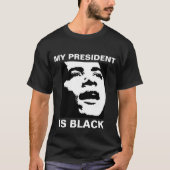 大統領IS BLACKののTシャツ Tシャツ (正面)