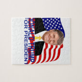 大統領Tシャツのためのドナルド・トランプ"; .png ジグソーパズル (横)