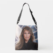 大統領TRUMPおよび妻MELANIA クロスボディバッグ (裏面)