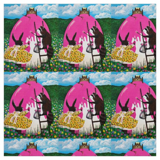 大絵画きなピンクの卵だ！ ファブリック (見本)