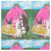大絵画きなピンクの卵だ！ ファブリック (クローズアップ)