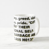 大罪 コーヒーマグカップ (正面右)