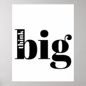 大考えきい!おもしろい引用文-モダンはっきりしたタイポグラフィ ポスター (正面)