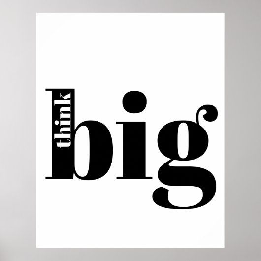 大考えきい!おもしろい引用文-モダンはっきりしたタイポグラフィ ポスター (正面)