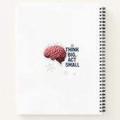 大考えき、小さい行動 ノートブック (裏面)