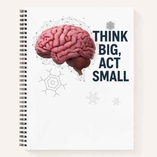 大考えき、小さい行動 ノートブック (正面)