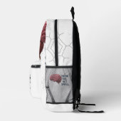 大考えき、小さい行動 プリントバックパック (右)