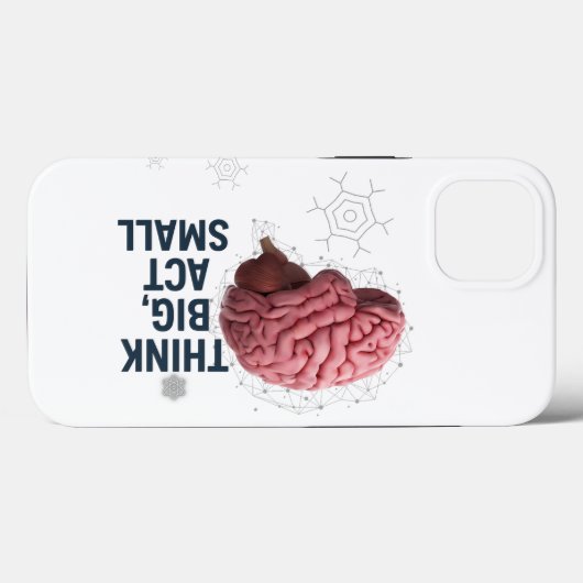 大考えき、小さい行動 Case-Mate iPhoneケース (裏面 (横))