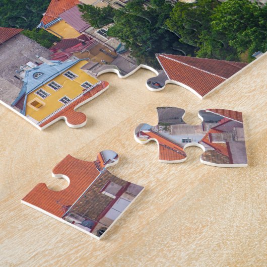 大聖堂と街並み |エストニア ジグソーパズル (側面)