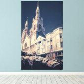 大聖堂と街並み キャンバスプリント (インサイチュ (ウッドフロア))
