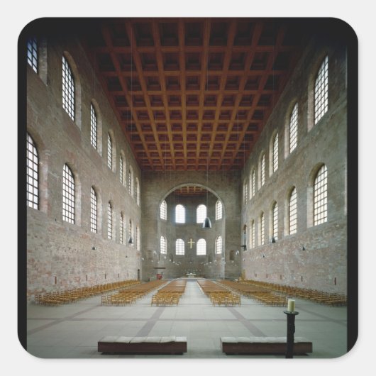 大聖堂のインテリア、4世紀初頭 スクエアシール (正面)