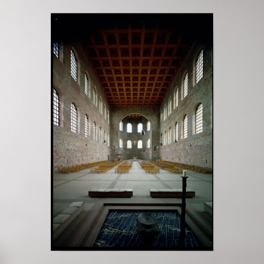 大聖堂のインテリア、4世紀初頭 ポスター (正面)