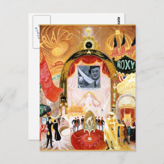 大聖堂のブロードウェイ、素晴らしアー絵を描ト ポストカード (正面/裏面)