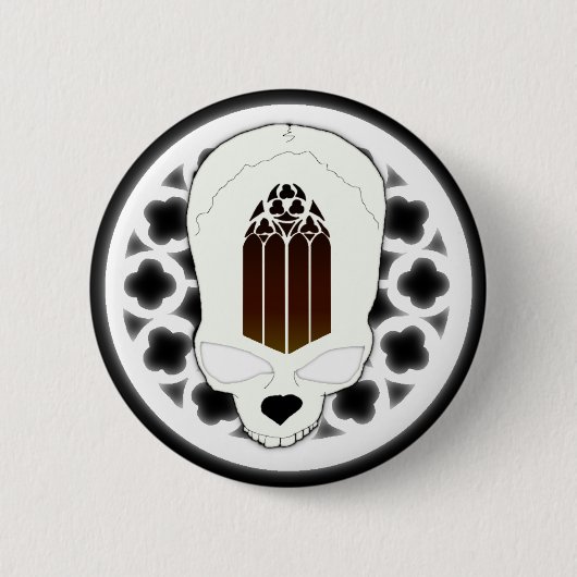 大聖堂のロゴ 缶バッジ (正面)