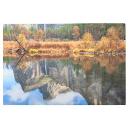 大聖堂の反射 メタルプリント