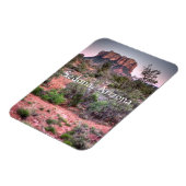 大聖堂の岩アリゾナ赤い岩 マグネット (左側)