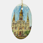 大聖堂の水彩 セラミックオーナメント (右)