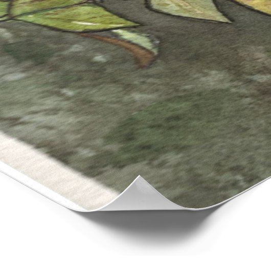 大聖堂の眺め ポスター (角)