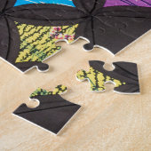 大聖堂の窓のキルト ジグソーパズル (側面)