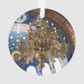 大聖堂の美しいシャンデリア オーナメント (裏面)