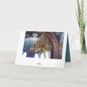 大聖堂の美しいシャンデリア シーズンカード (裏面)