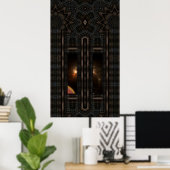 大聖堂の通路 ポスター (ホームオフィス)