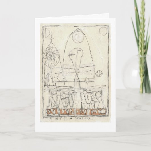 大聖堂への訪問 カード (正面)