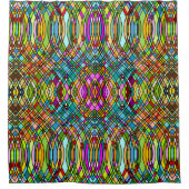 大聖堂ステンドグラス シャワーカーテン (正面)